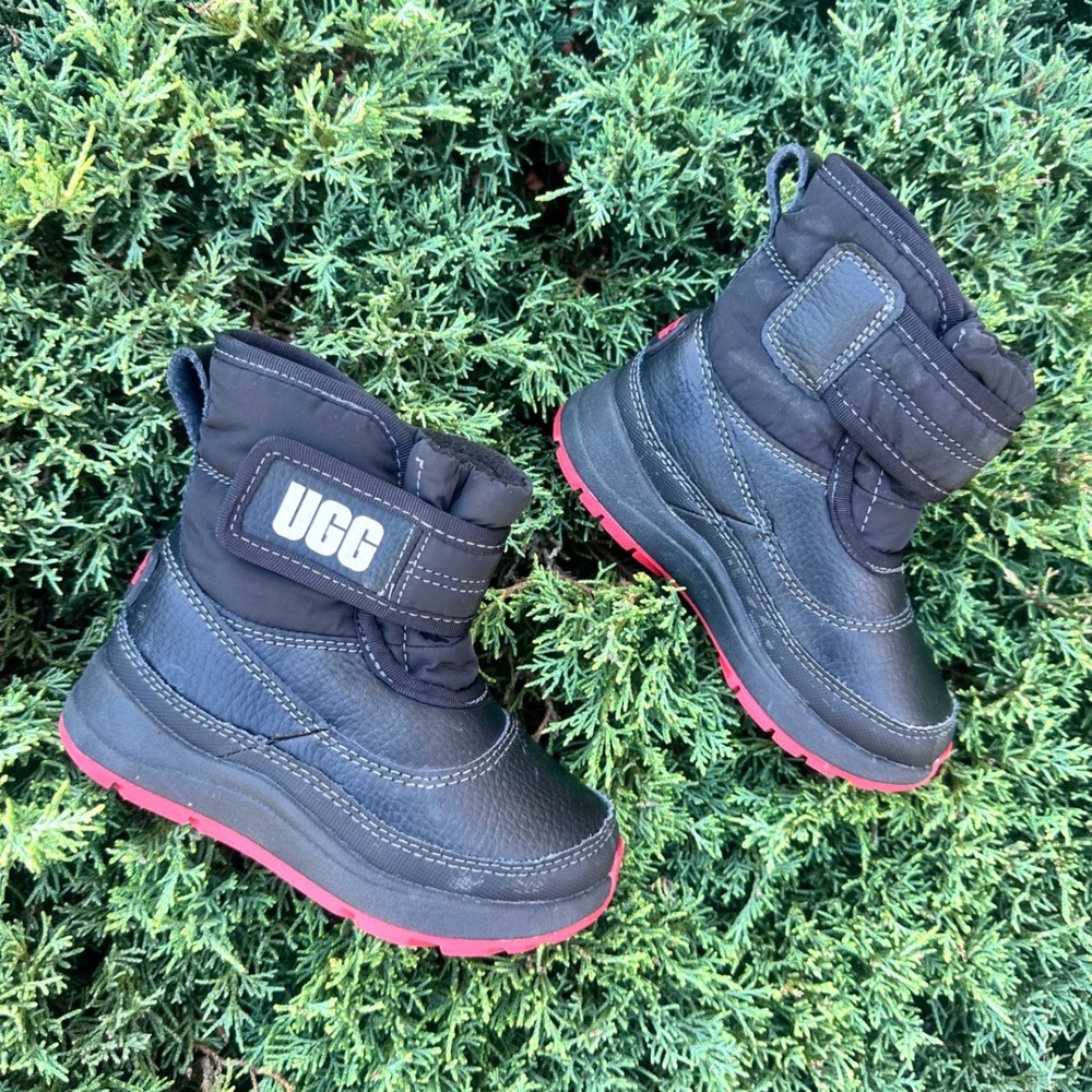 UGG Kids' Taney Weather Boots Toddler Boy Size 7 Black
